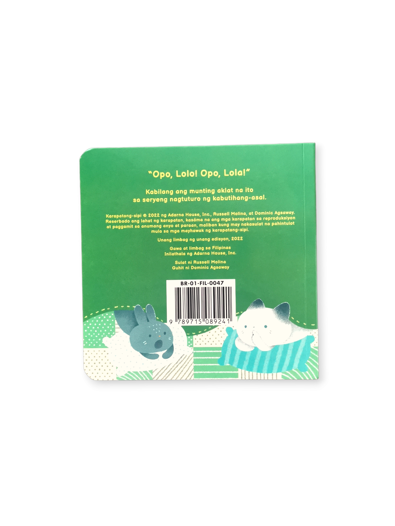 BARONG WAREHOUSE - VMWB2 - Good Manners Kids' Board Book Bundle (5 Titles) | by: Russell Molina