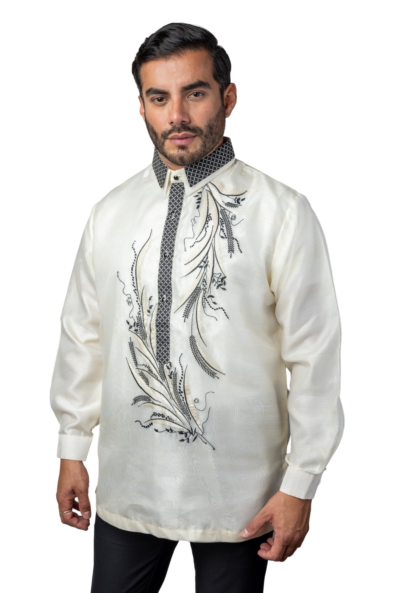 Barong Warehouse - CB05 - Couple's Barong - Matching Barong Tagalog & Filipiniana