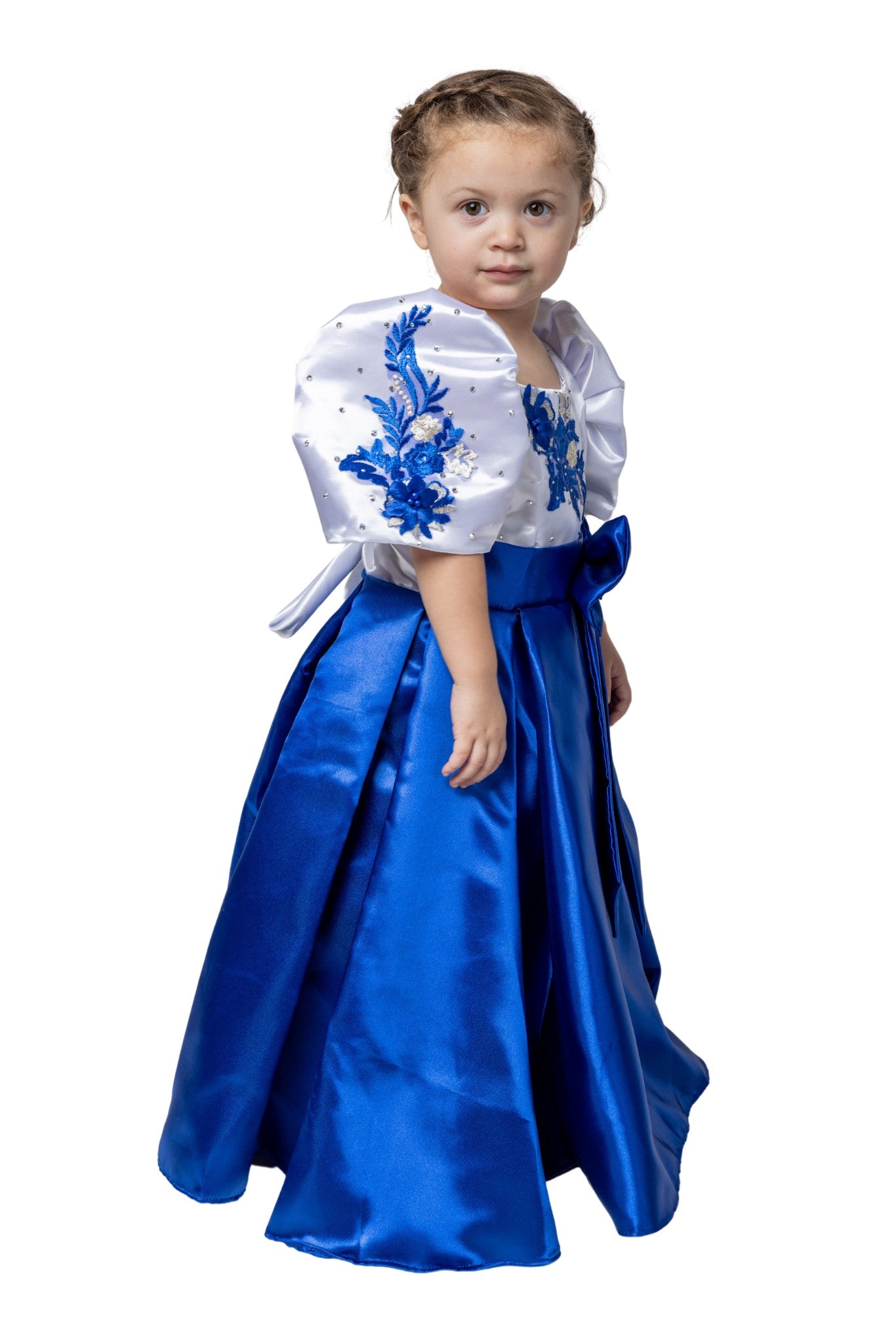 Barong Warehouse - GD05 - Filipiniana Princess Dress Blue