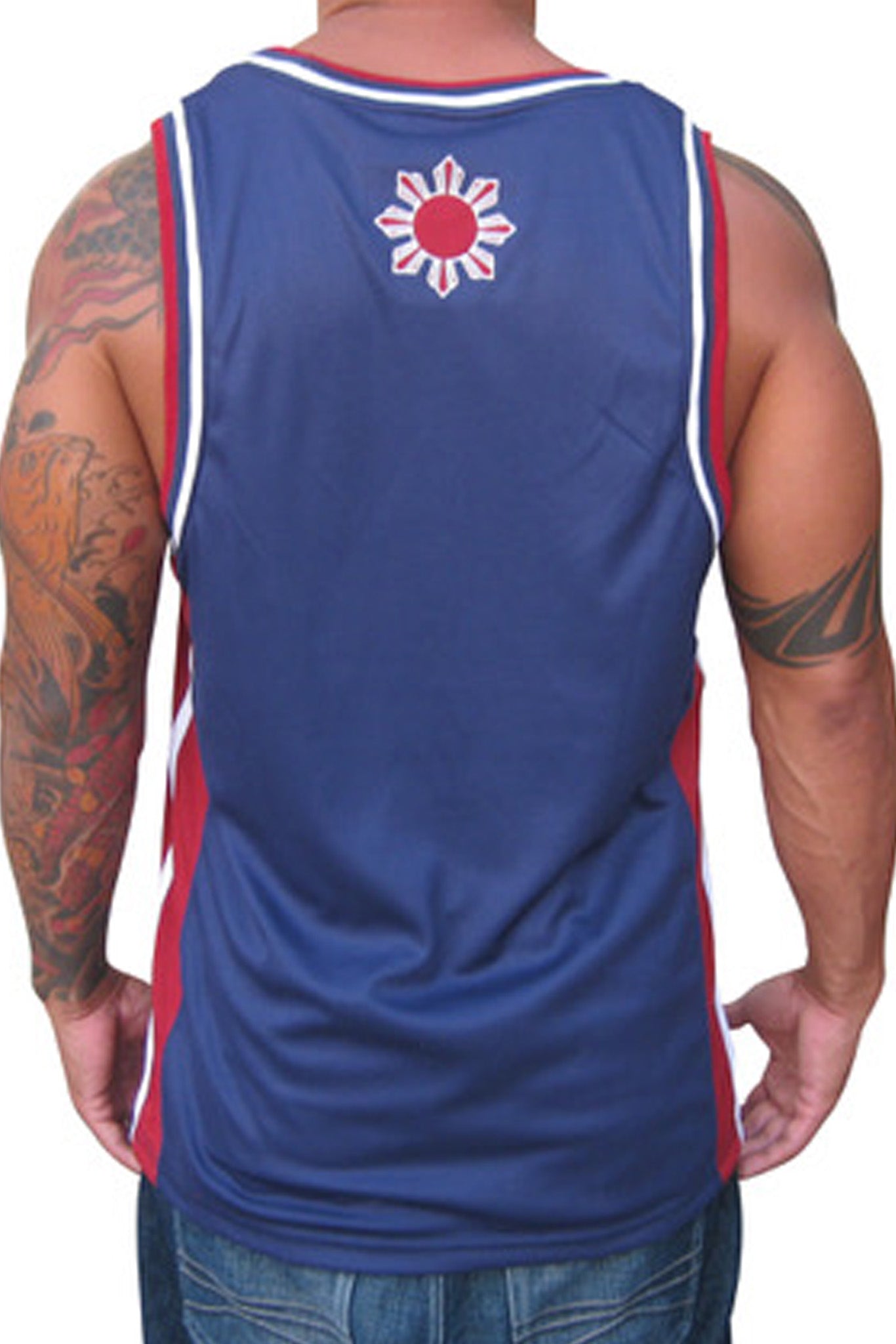 BARONG WAREHOUSE - Hacker Golf - VHG01 - Three Stars and Sun Filipino Basketball Jersey