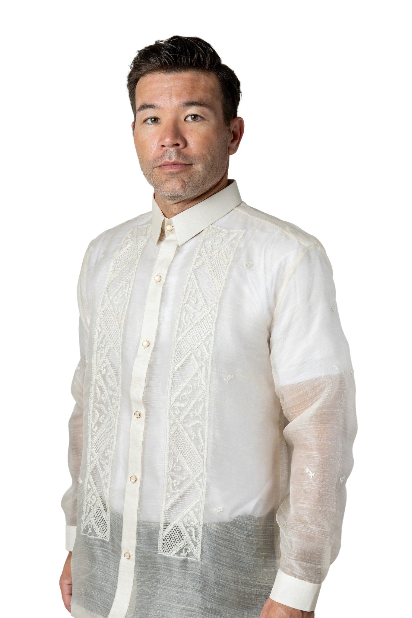Barong Warehouse - MK02 - Silk Pina Barong Tagalog