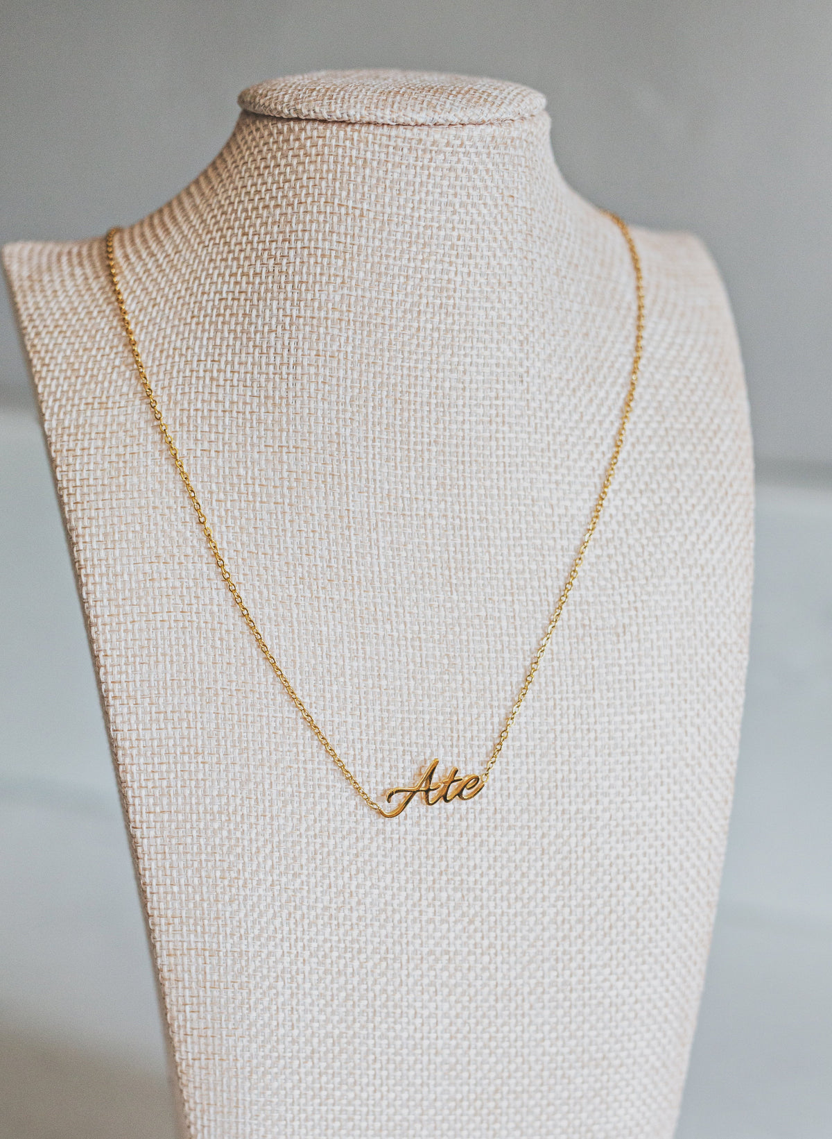 Script Ate "Sister" Tagalog Necklace