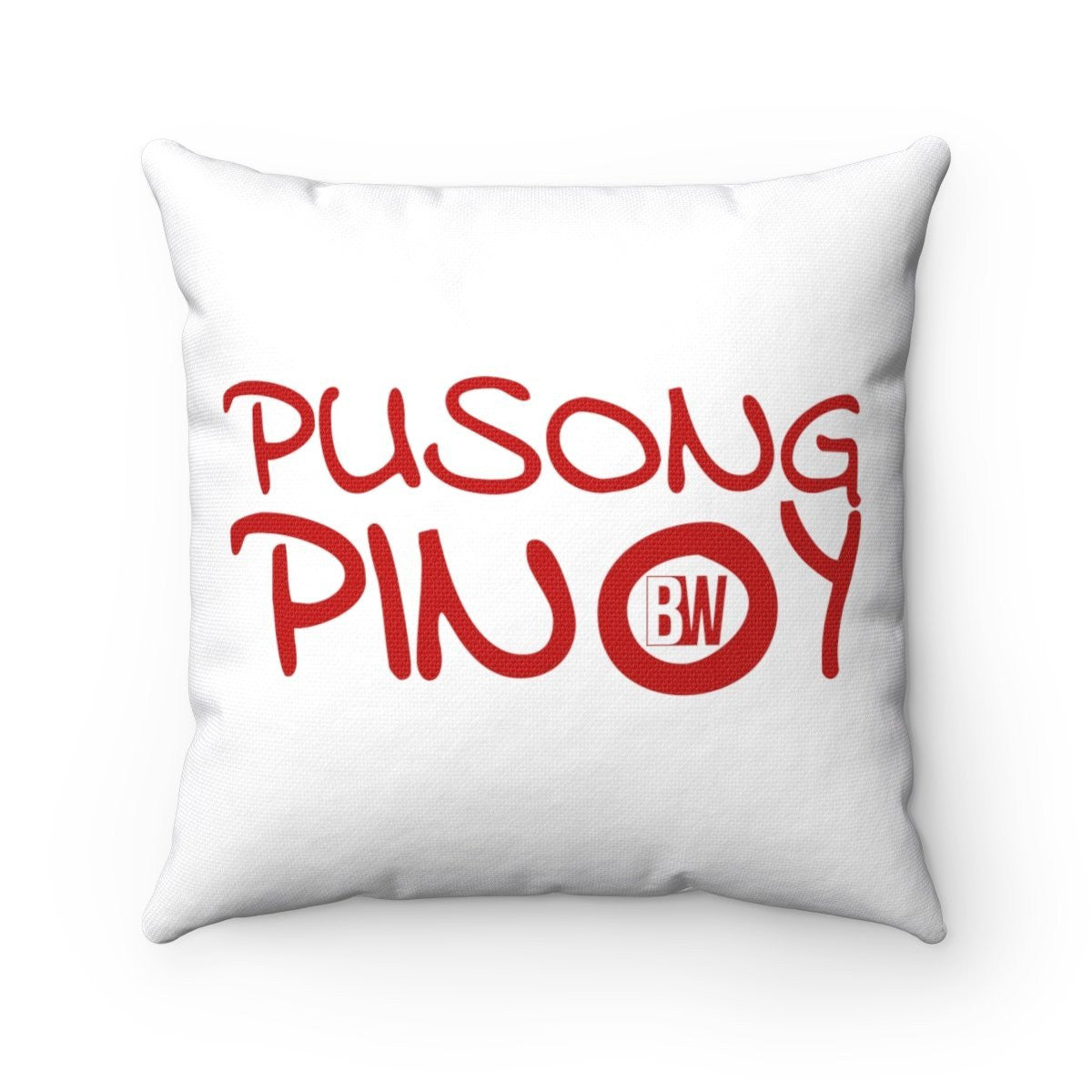 BARONG WAREHOUSE - Pusong Pinoy - Square Pillow