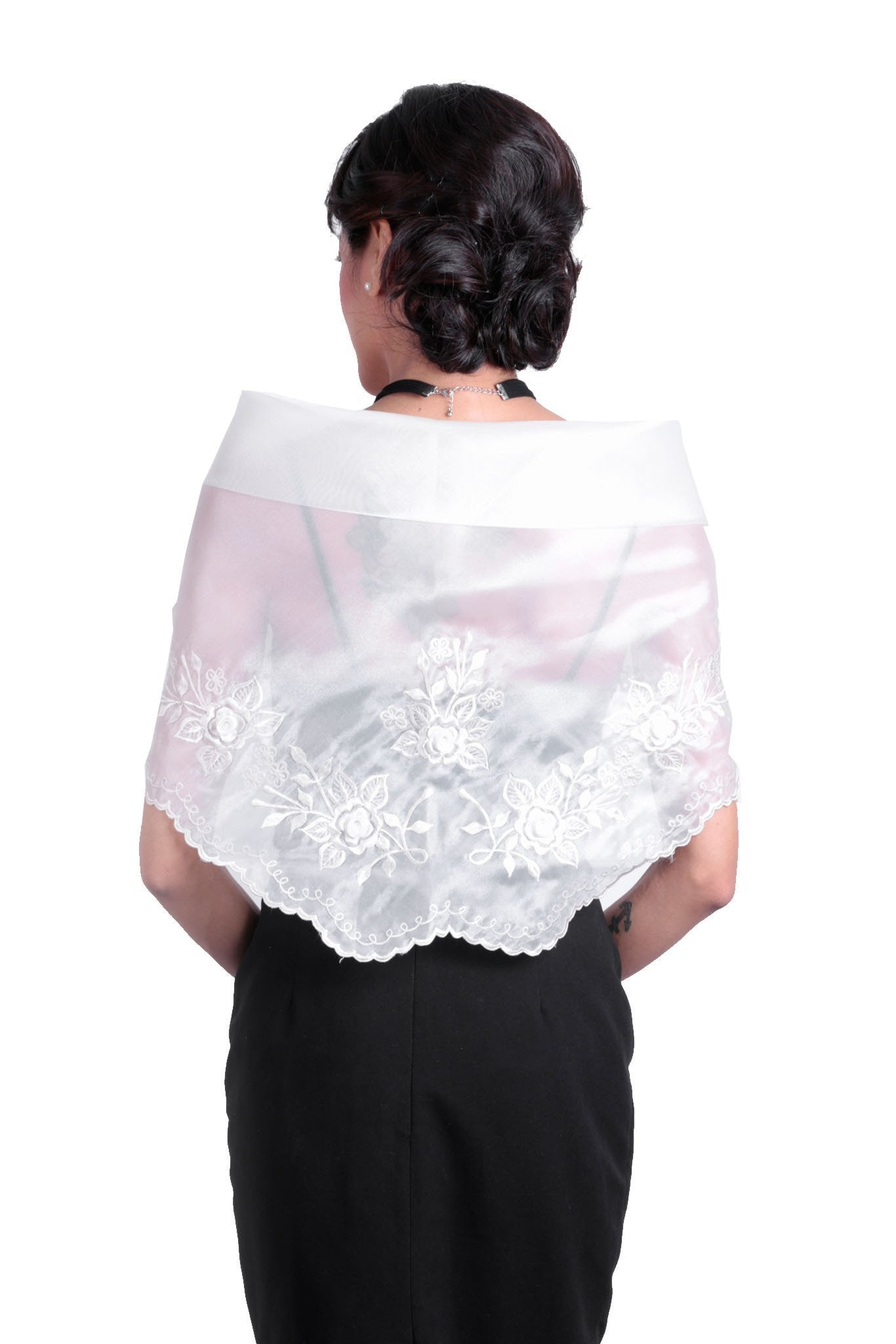 BARONG WAREHOUSE - WA01 - Classic Alampay White - Filipiniana