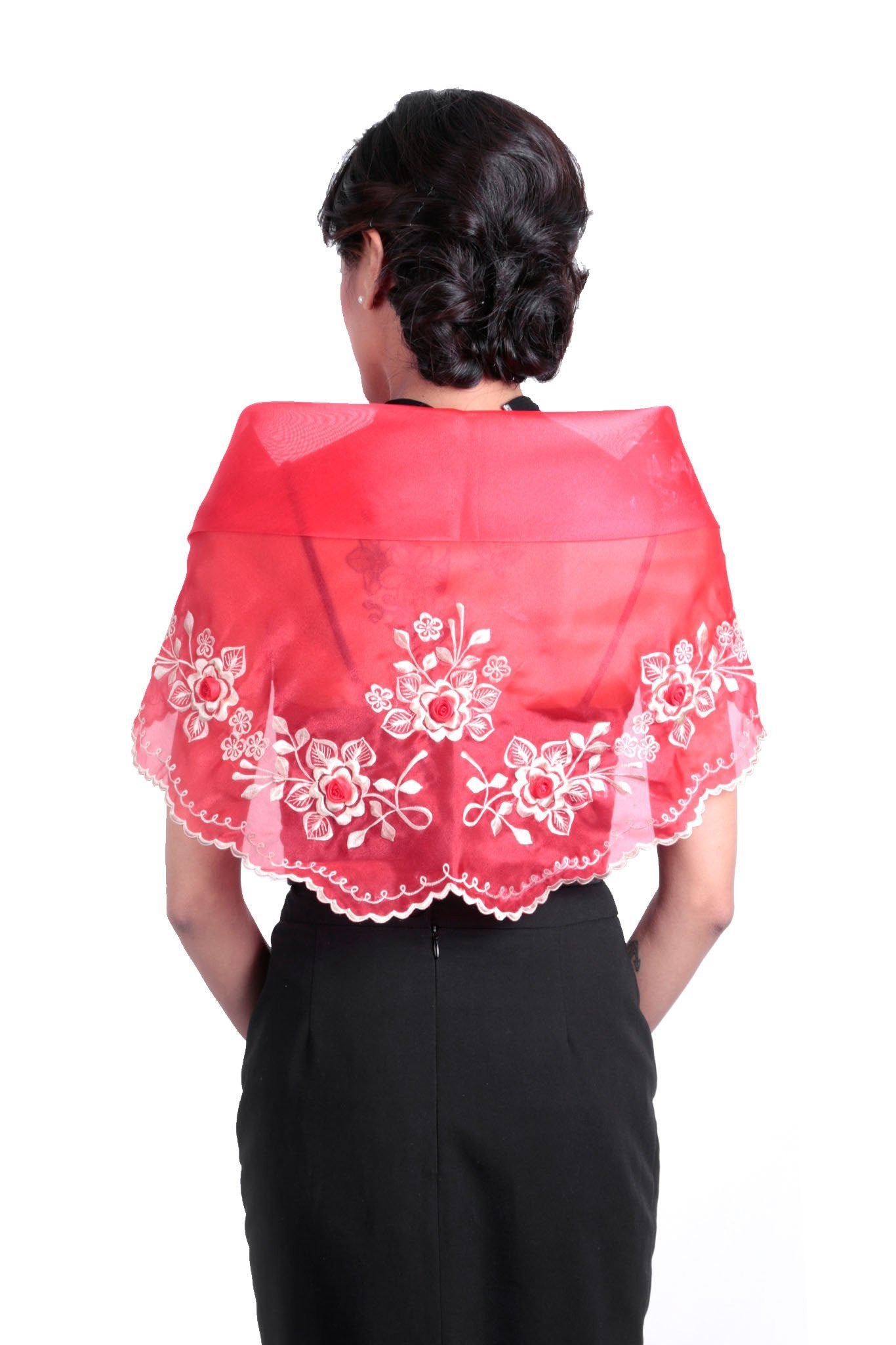 BARONG WAREHOUSE - WA04 - Classic Alampay Red - Filipiniana