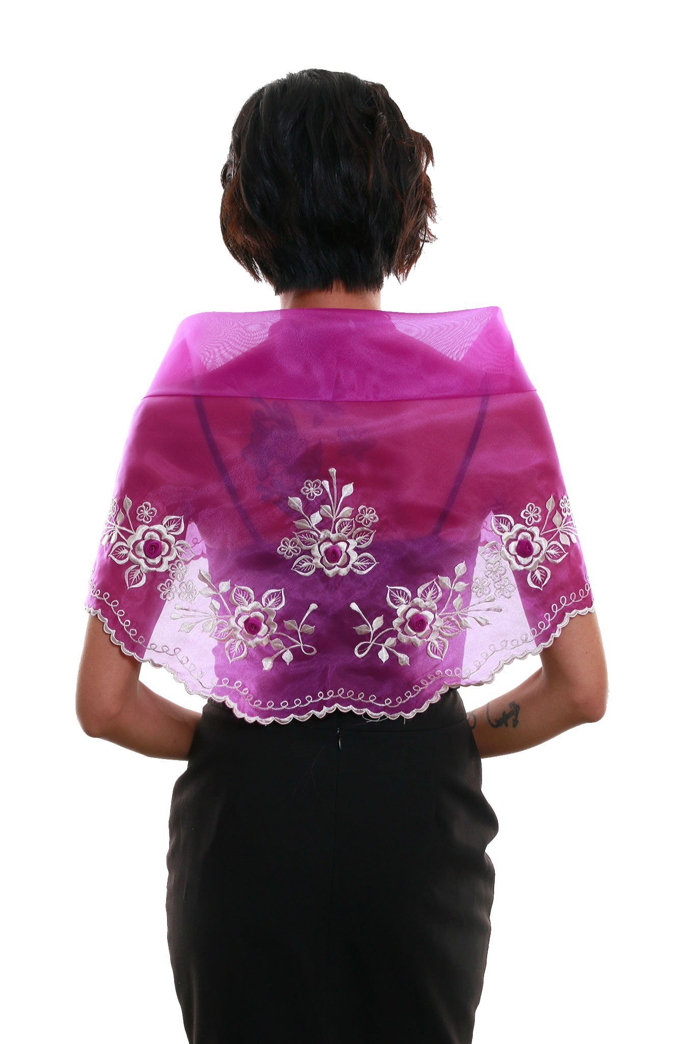 BARONG WAREHOUSE - WA12 - Classic Alampay Purple - Filipiniana