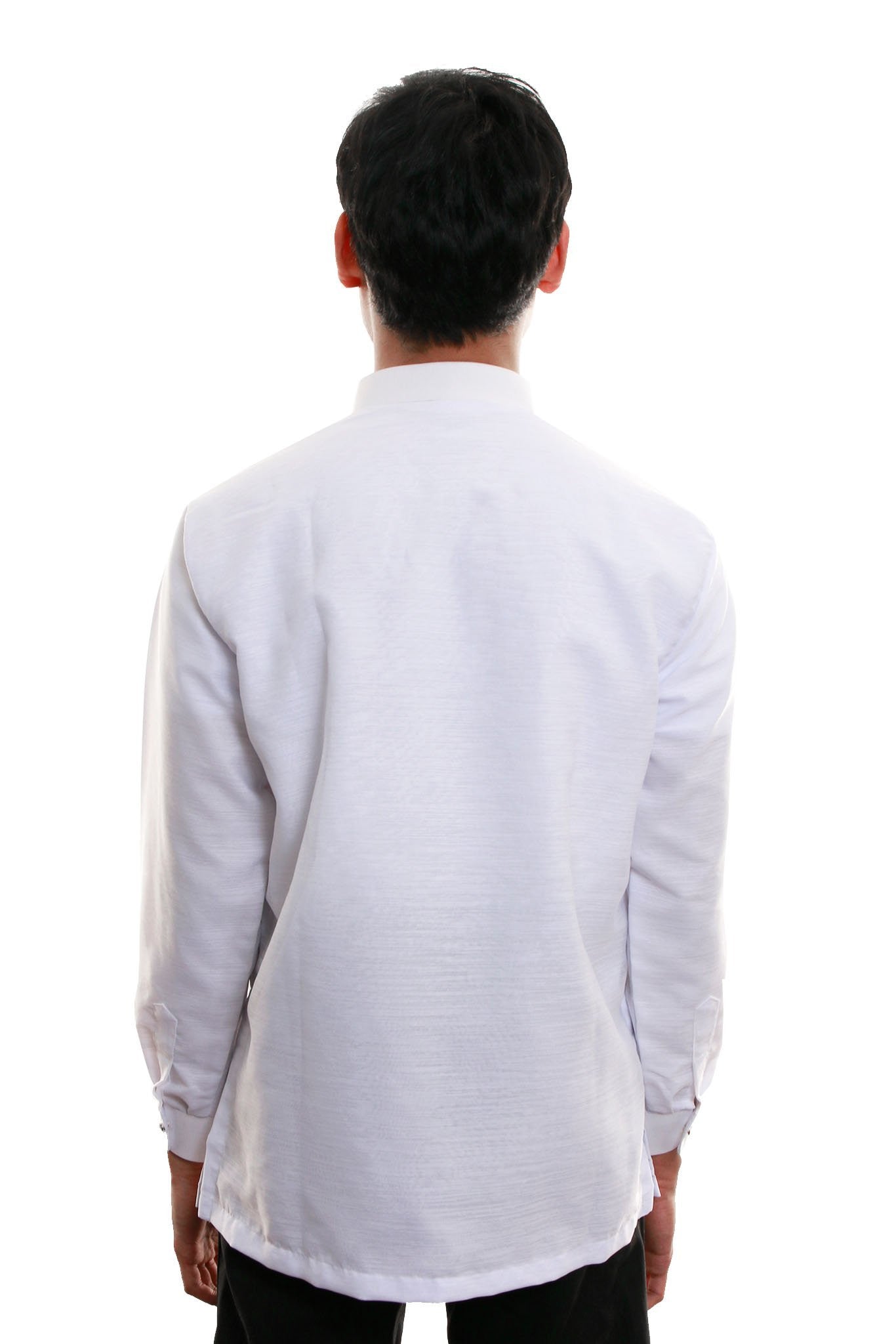 BARONG WAREHOUSE - ML05 - Jusilyn Barong Tagalog with Lining White