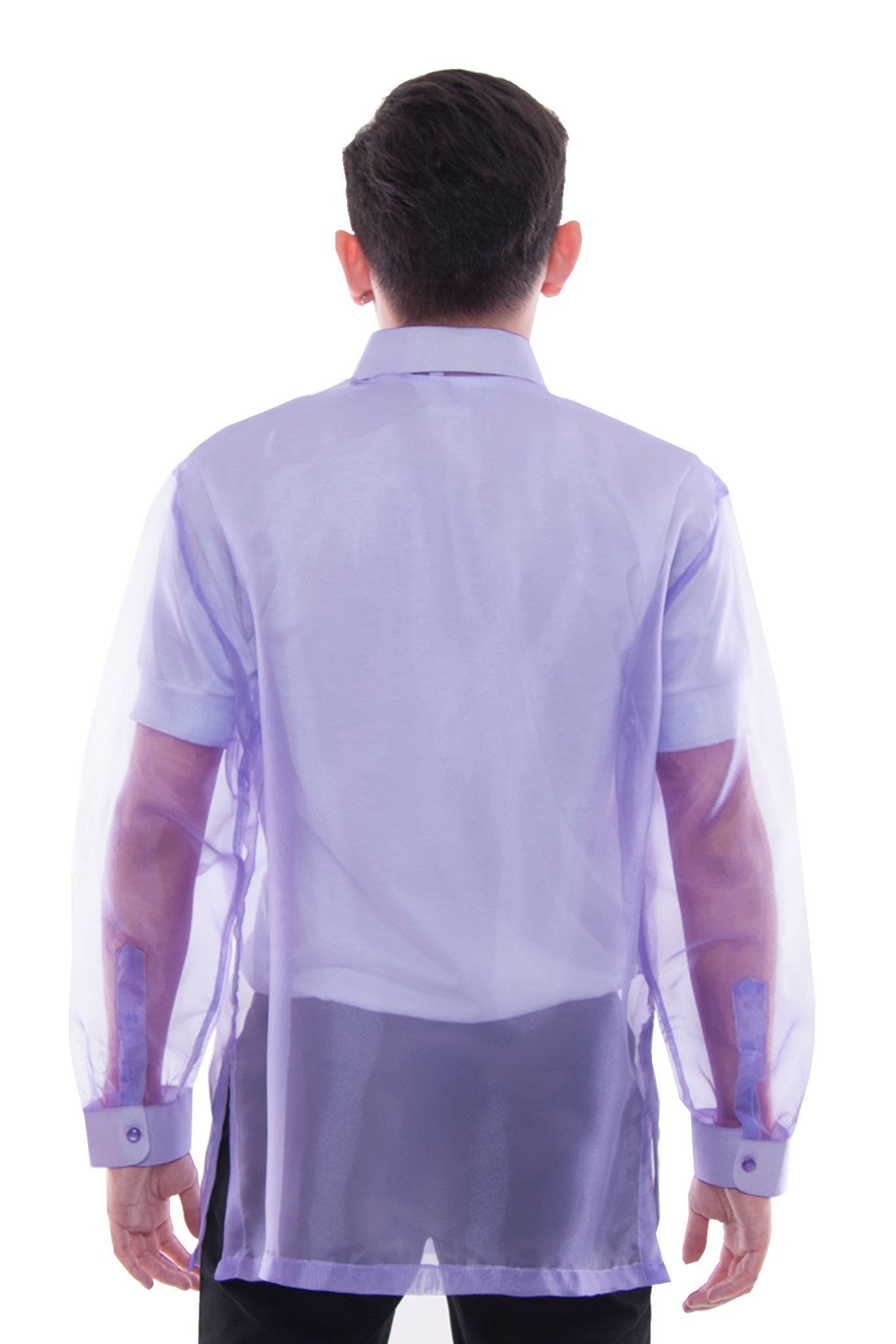 BARONG WAREHOUSE - MO18 - Organza Barong Tagalog Purple