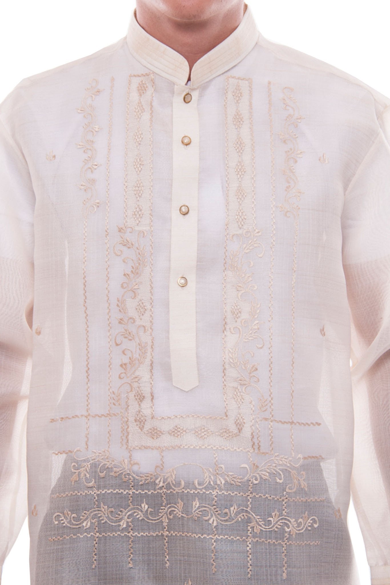 BARONG WAREHOUSE - MC04 - MADE-TO-ORDER - Cocoon Pina Barong Tagalog
