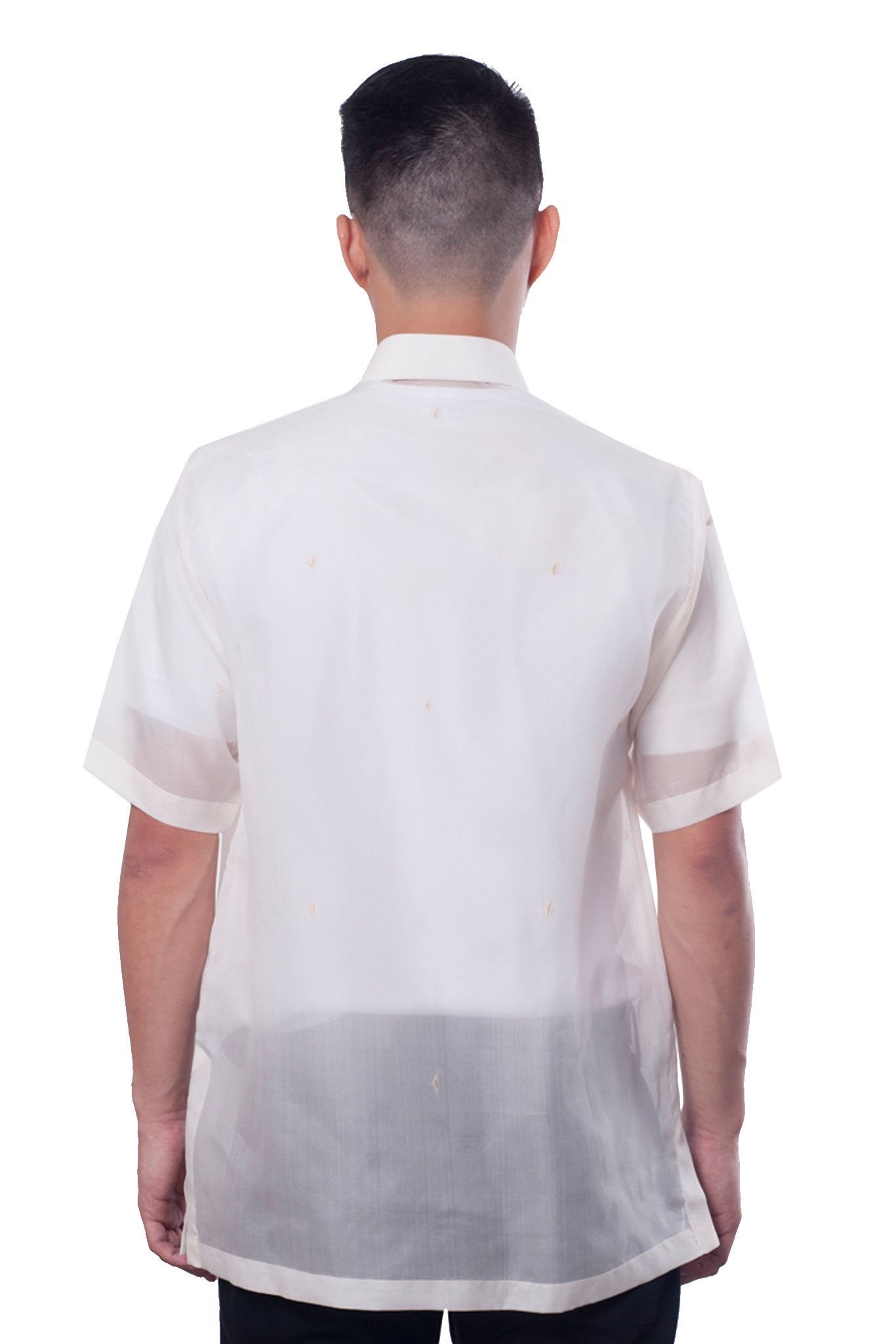 BARONG WAREHOUSE - MJ16 - Jusi Barong Tagalog Short-Sleeve