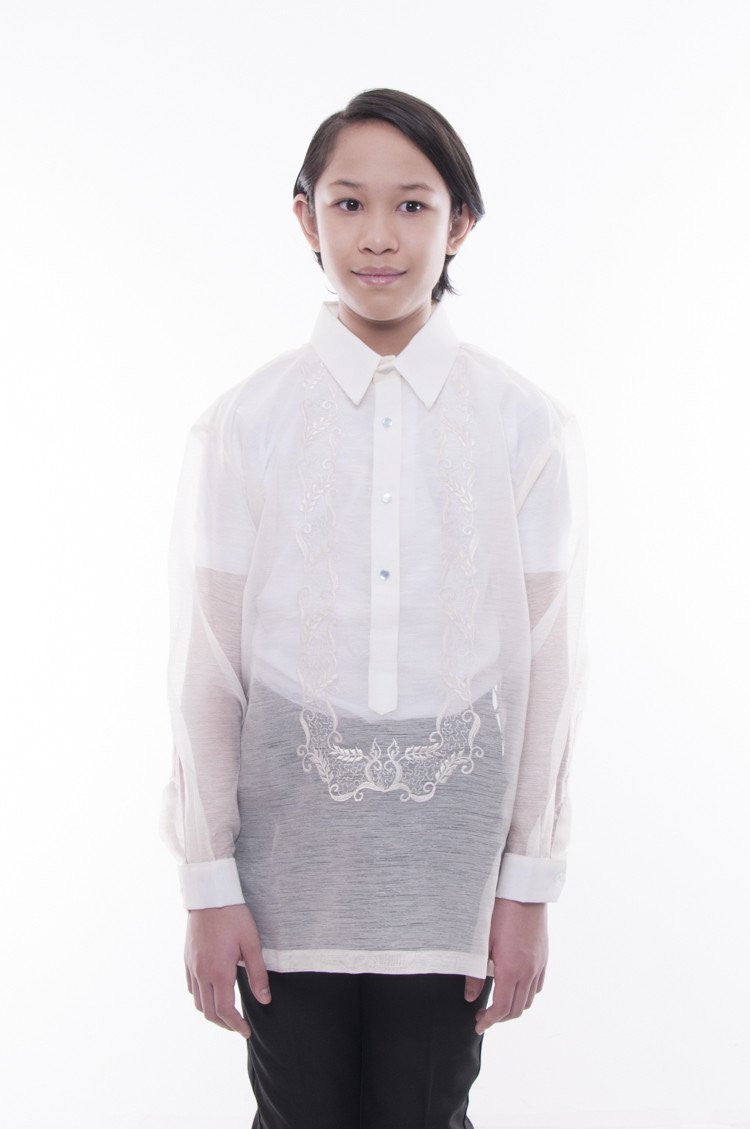 BARONG WAREHOUSE - BL02 - Boys' Jusilyn Barong Tagalog
