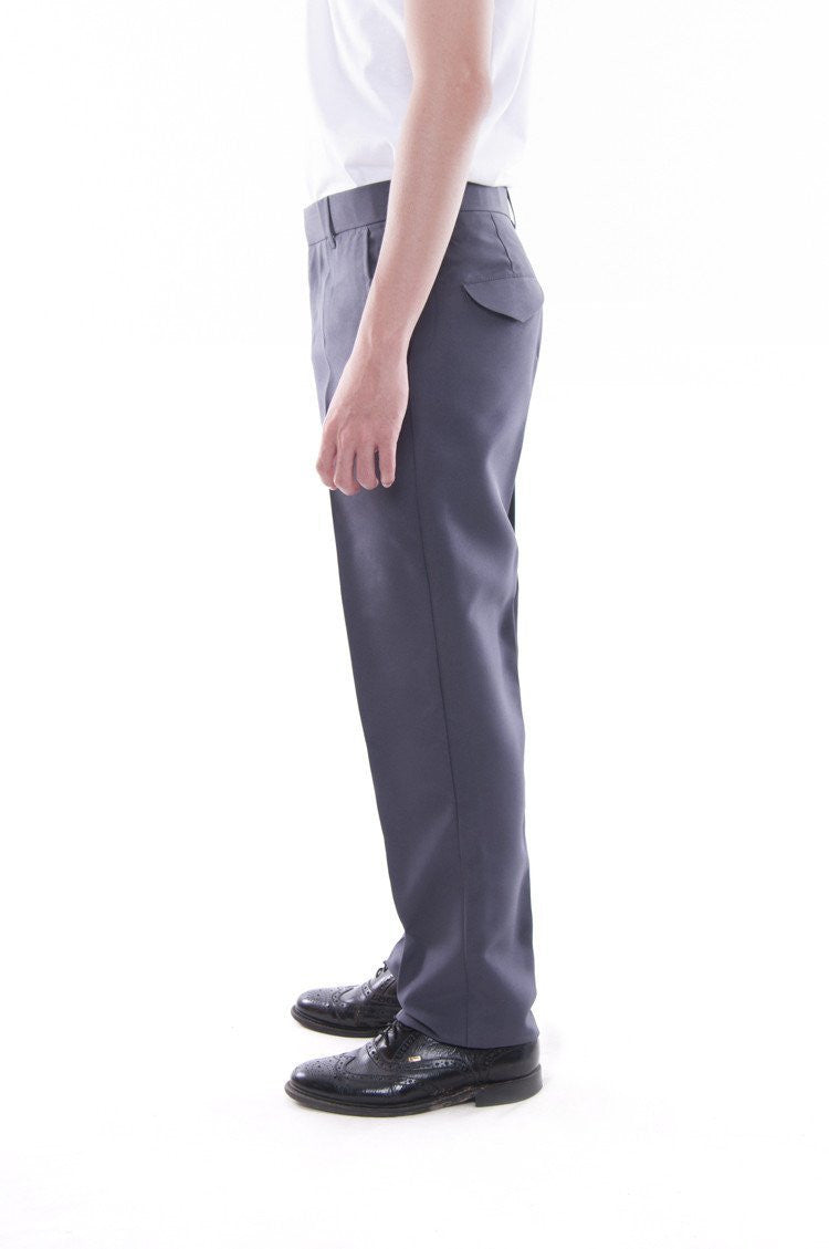 BARONG WAREHOUSE - MP05 -PRE-ORDER - Men's Regular Fit Wool Slacks Gray