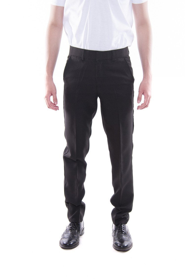 BARONG WAREHOUSE - MP02 - Men's Skinny Fit Formal Slacks Black