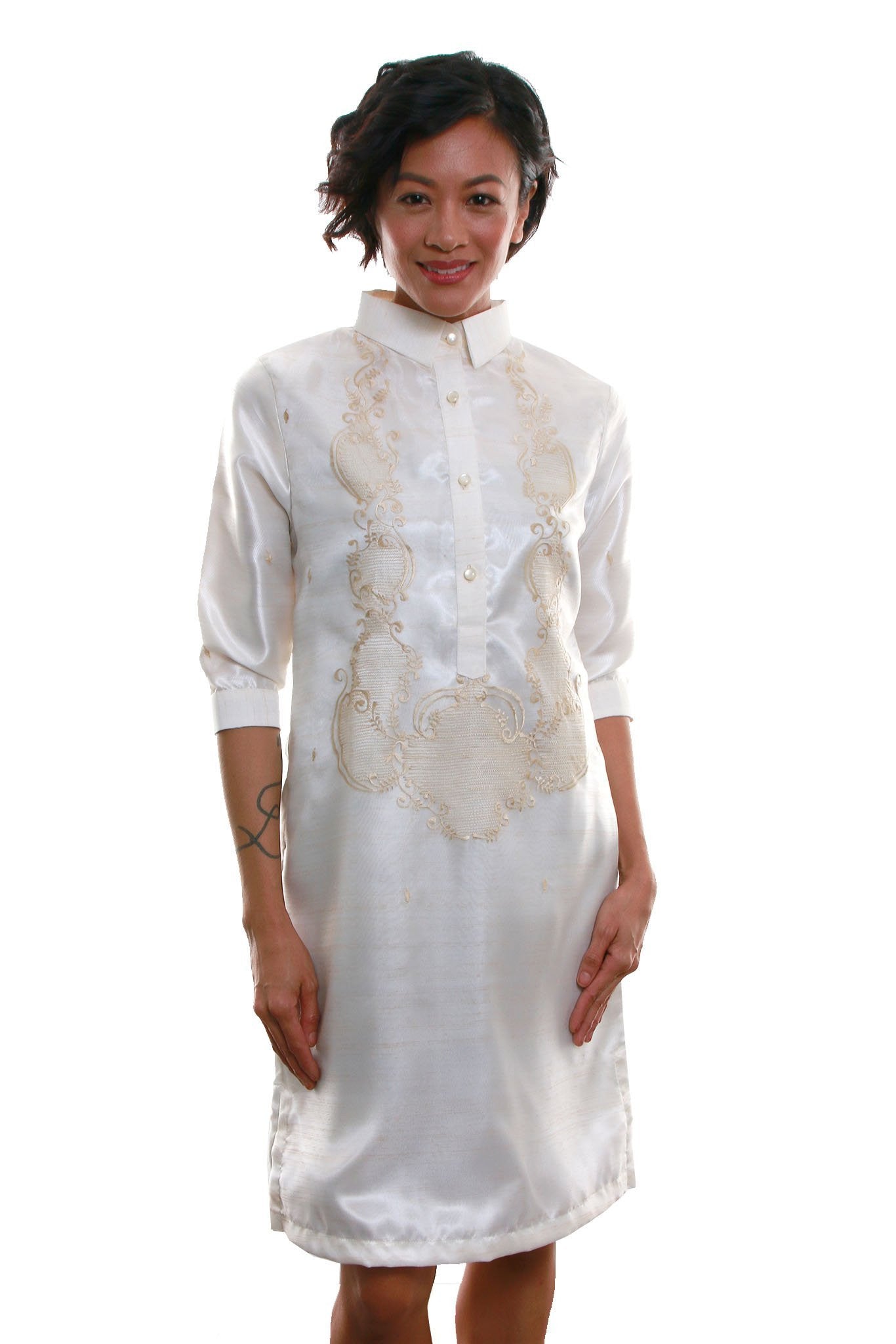 BARONG WAREHOUSE - WV01 - Barong Tagalog Dress - Filipiniana