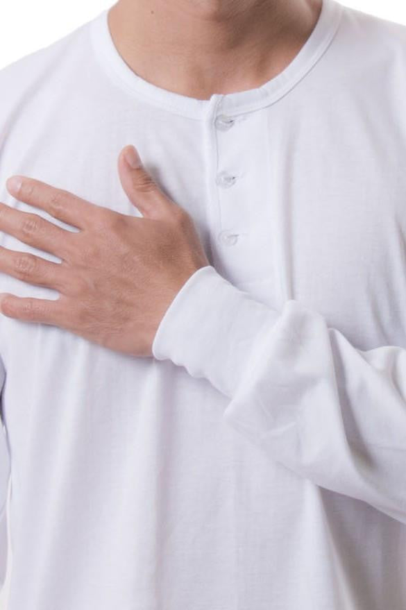 BARONG WAREHOUSE - MUL1 - Camisa de Chino - Long-Sleeve - White