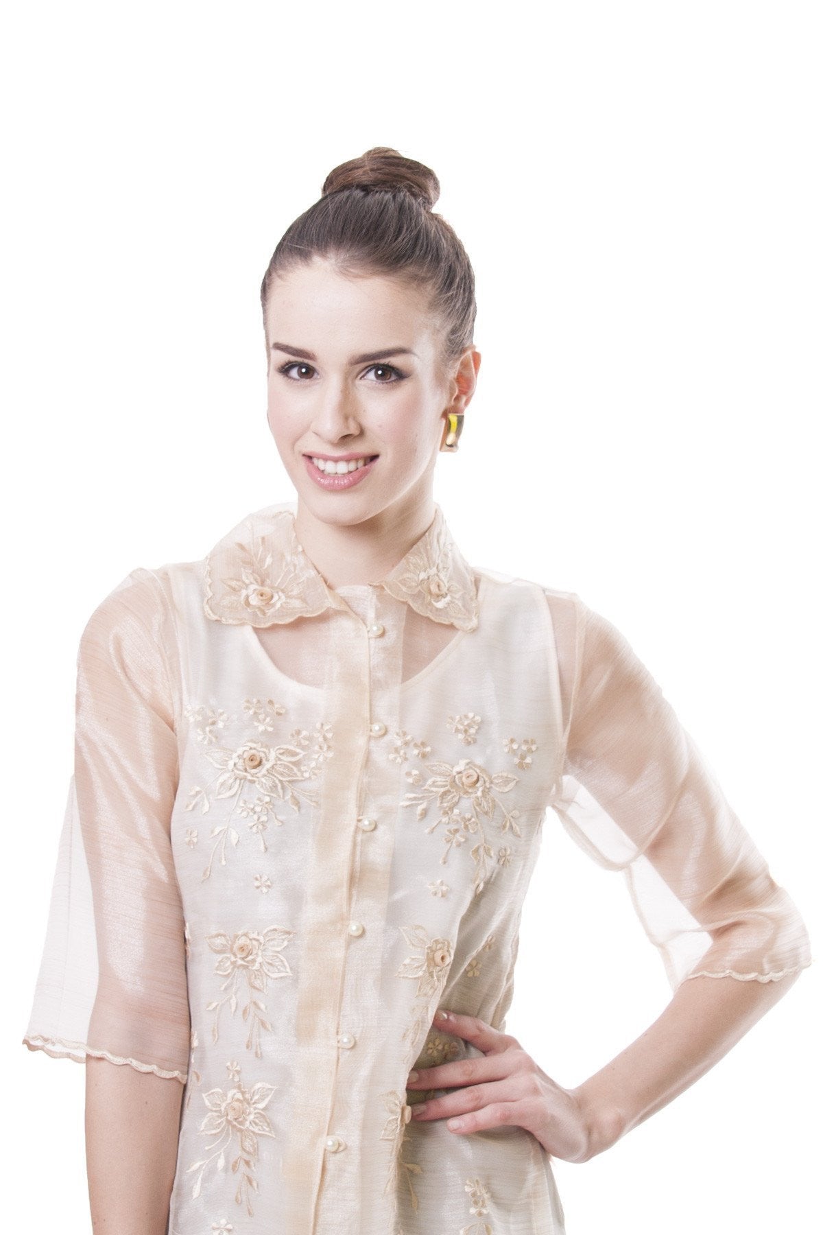 BARONG WAREHOUSE - WO02 - Women's Barong Tagalog - Filipiniana
