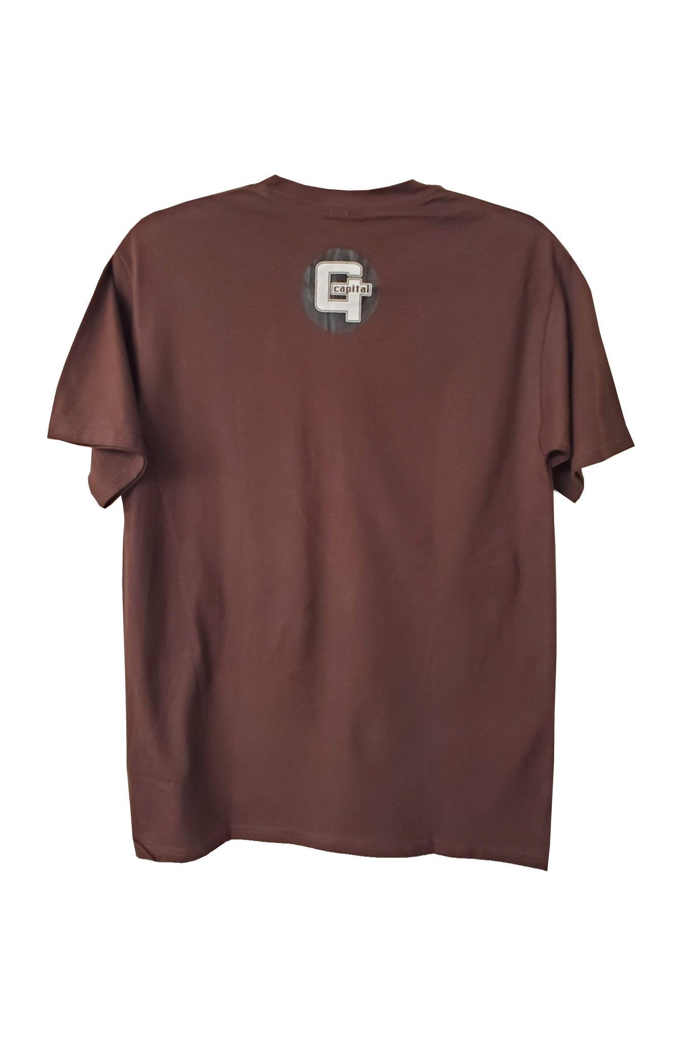 BARONG WAREHOUSE - Capital G - Panda Skate Brown Tee