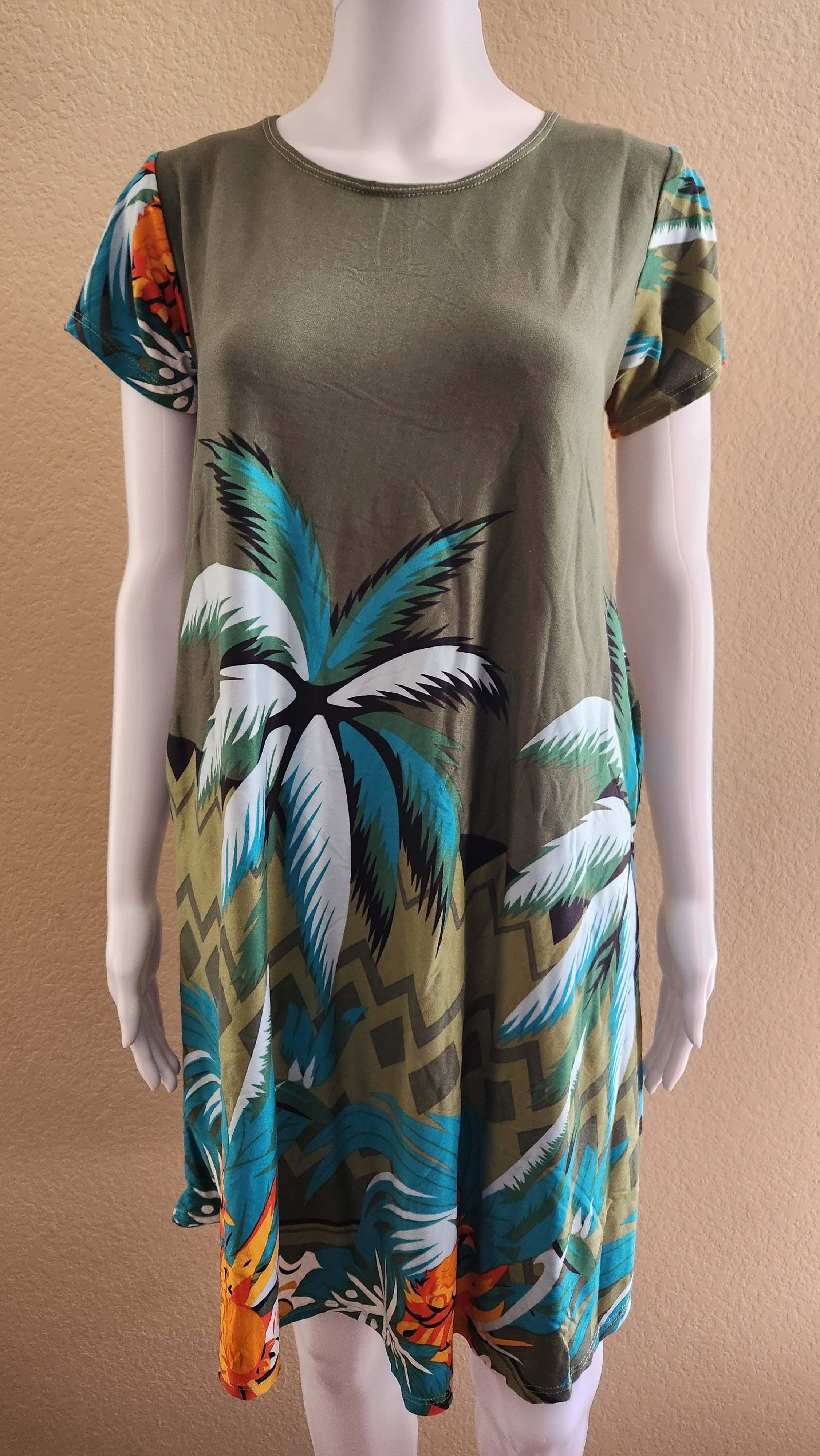 BARONG WAREHOUSE - WT50 - Duster Filipina House Summer Comfortable Dress - Short-Sleeve