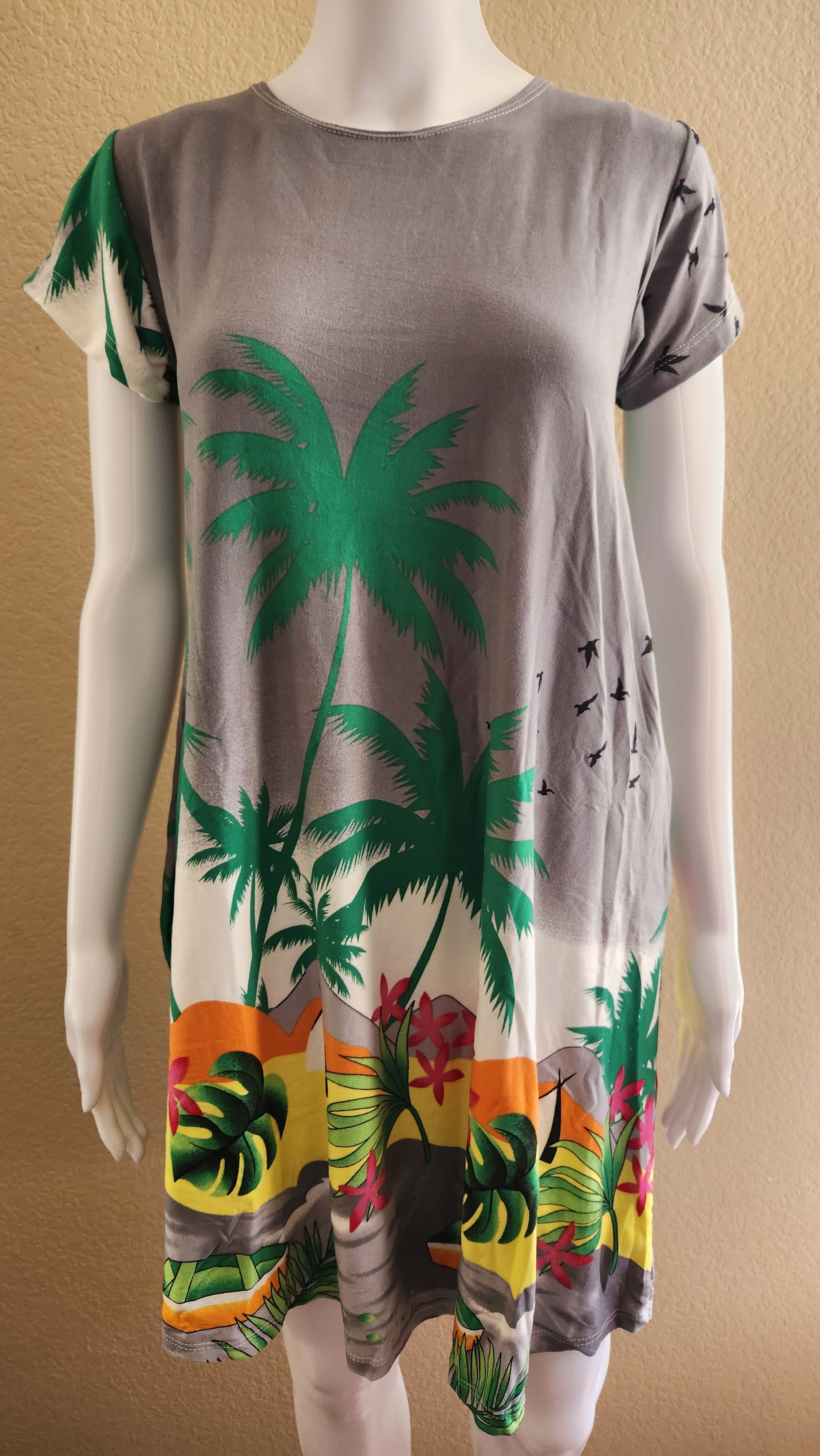 BARONG WAREHOUSE - WT50 - Duster Filipina House Summer Comfortable Dress - Short-Sleeve