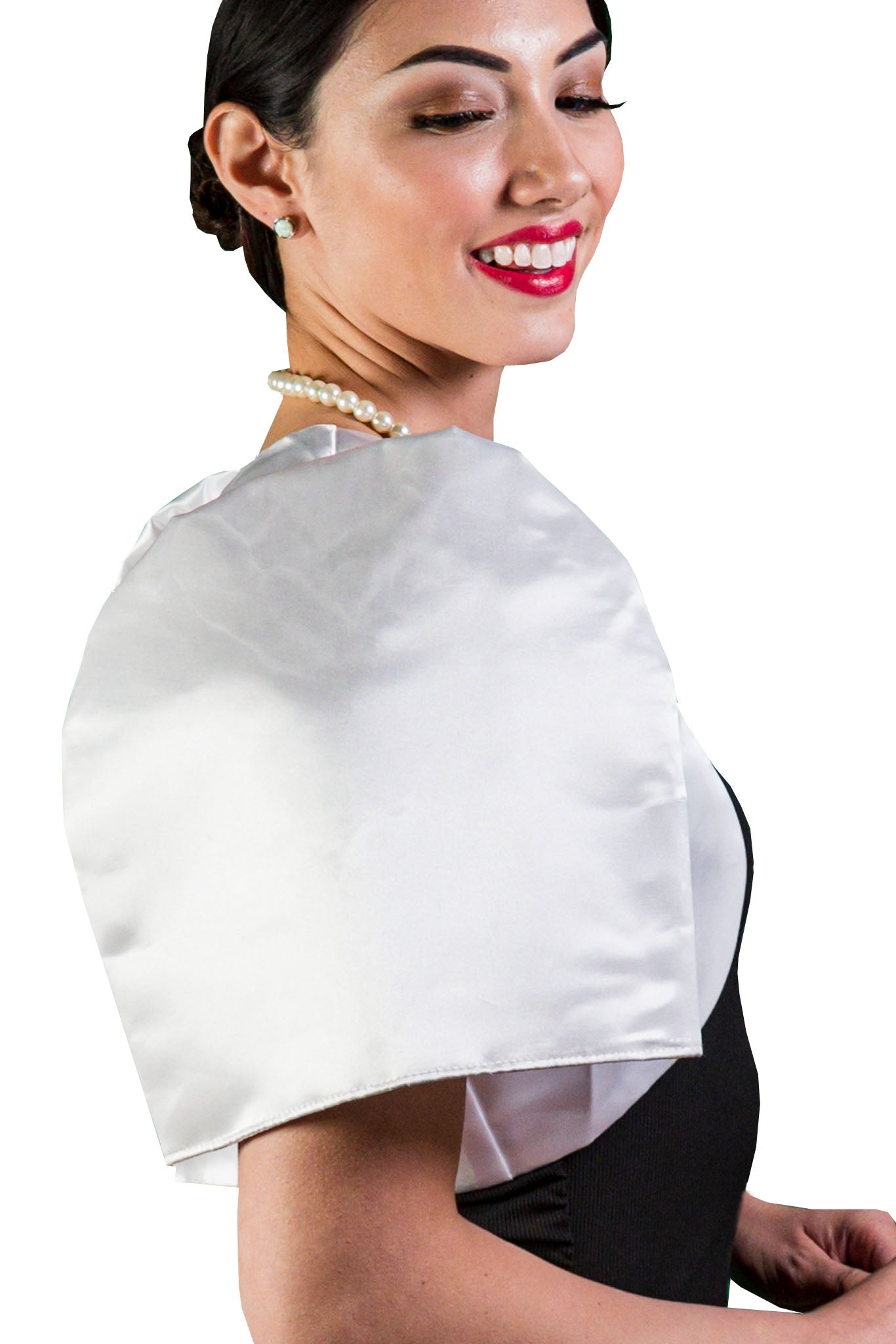 BARONG WAREHOUSE - WR14 - Satin Bolero White - Filipiniana