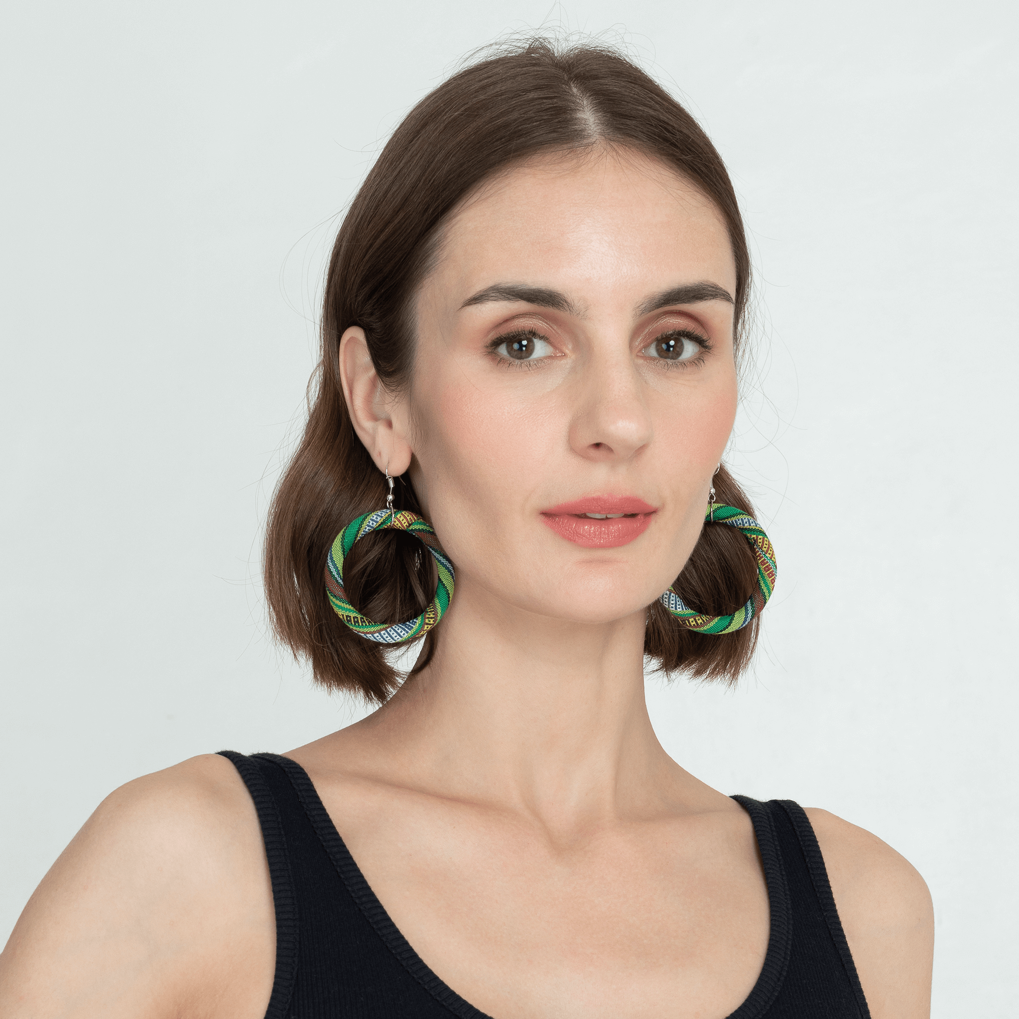 BARONG WAREHOUSE - VMWE2 - Yakan Earrings - Yellow