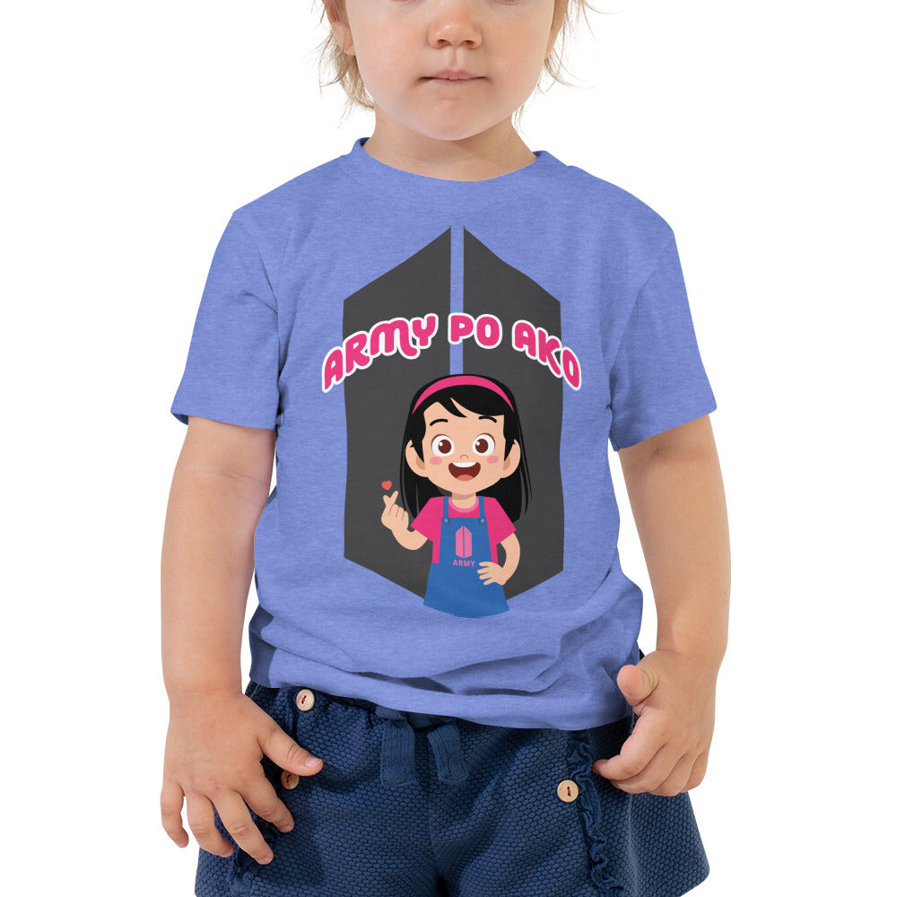 BARONG WAREHOUSE - VTM17 - Army Po Ako Girl Toddler T-Shirt