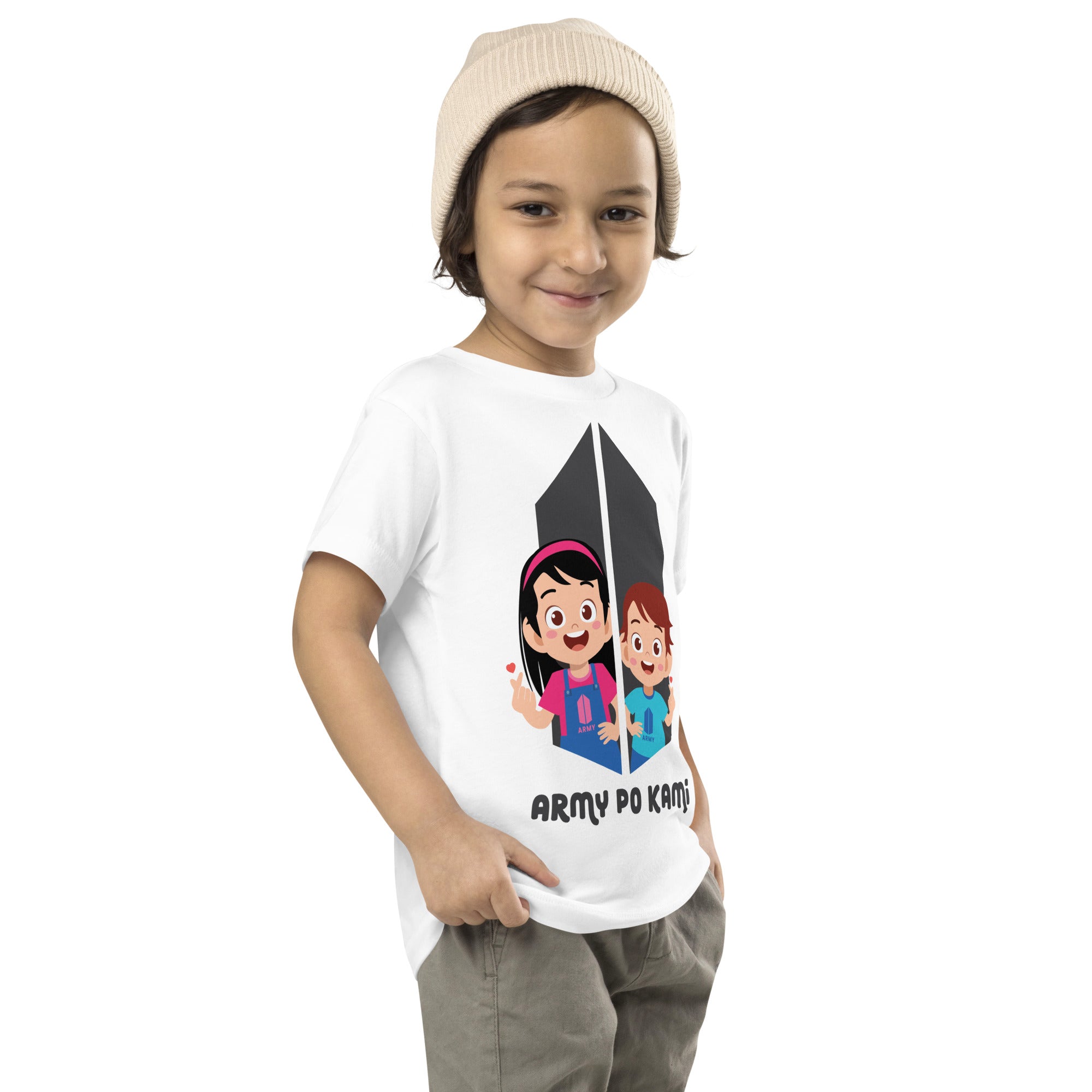 BARONG WAREHOUSE - VTM13 - Army Po Kami Toddler T-Shirt