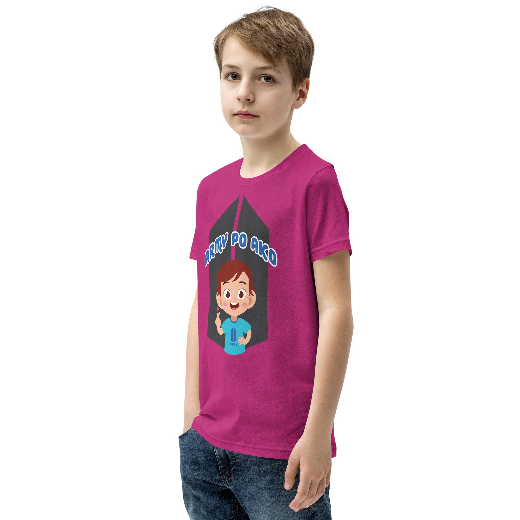 BARONG WAREHOUSE - VTM22 - Army Po Ako Boy Youth T-Shirt