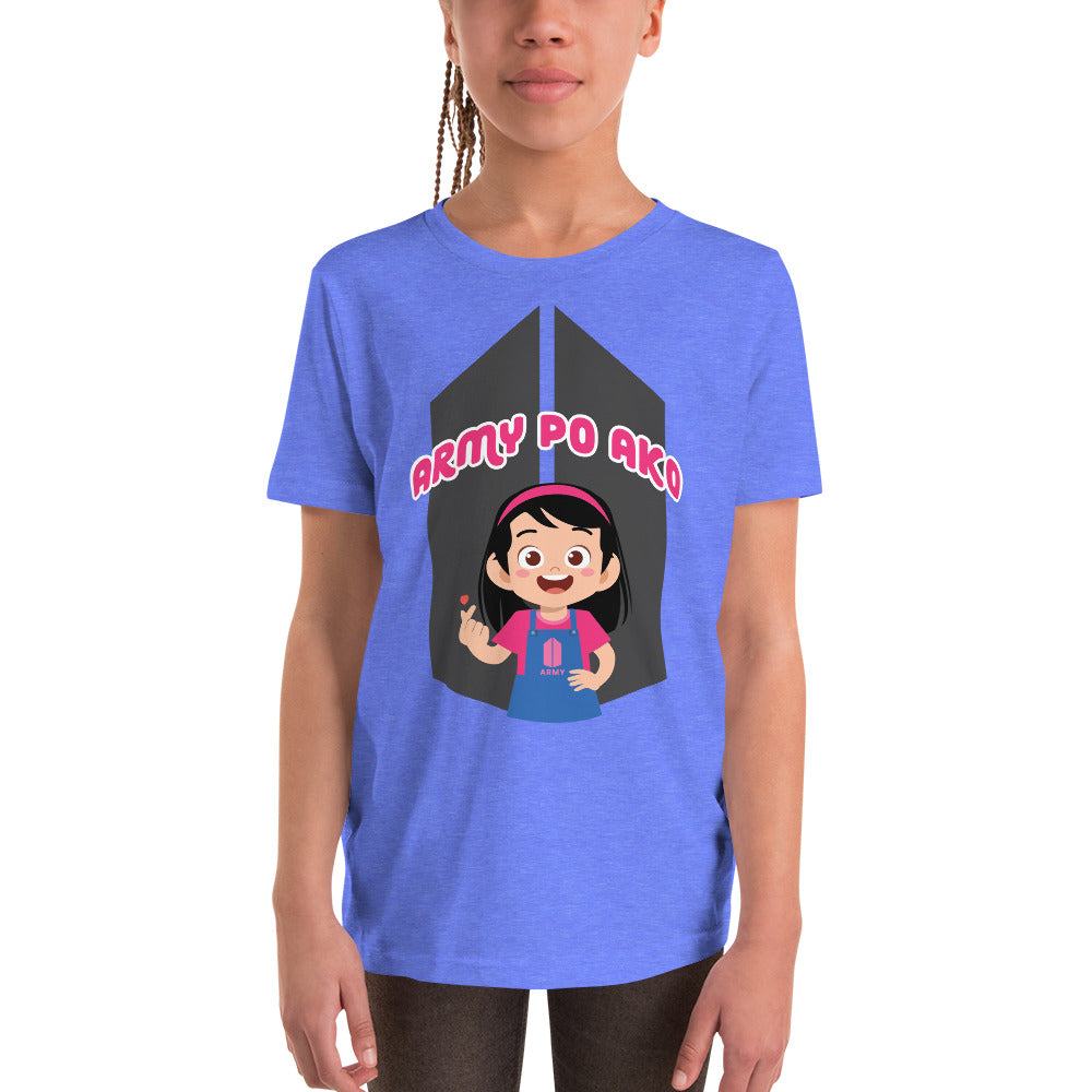 BARONG WAREHOUSE - VTM18 - Army Po Ako Girl Youth T-Shirt