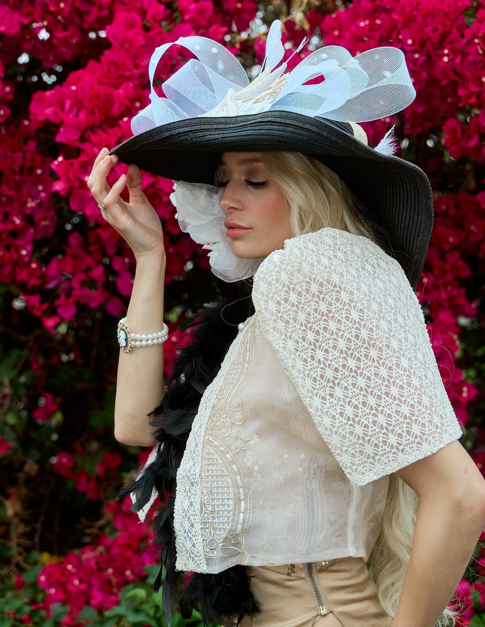 Women's Spider Lace Bolero | Barong Warehouse