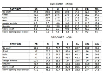 Barong Warehouse Hawaiian Barong Size Chart