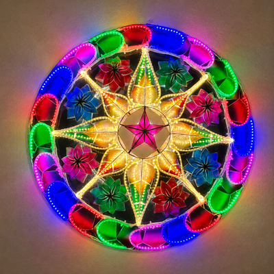 Rainbow Tala Capiz Parol (ST52)
