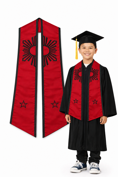 Philippine Sun Graduation Stole Original Design Child Size