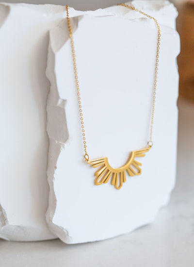 Philippine Half Sun Statement Necklace