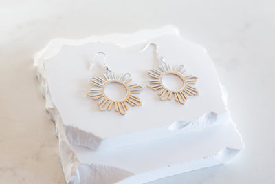 Philippine Sun Statement Dangle Earrings
