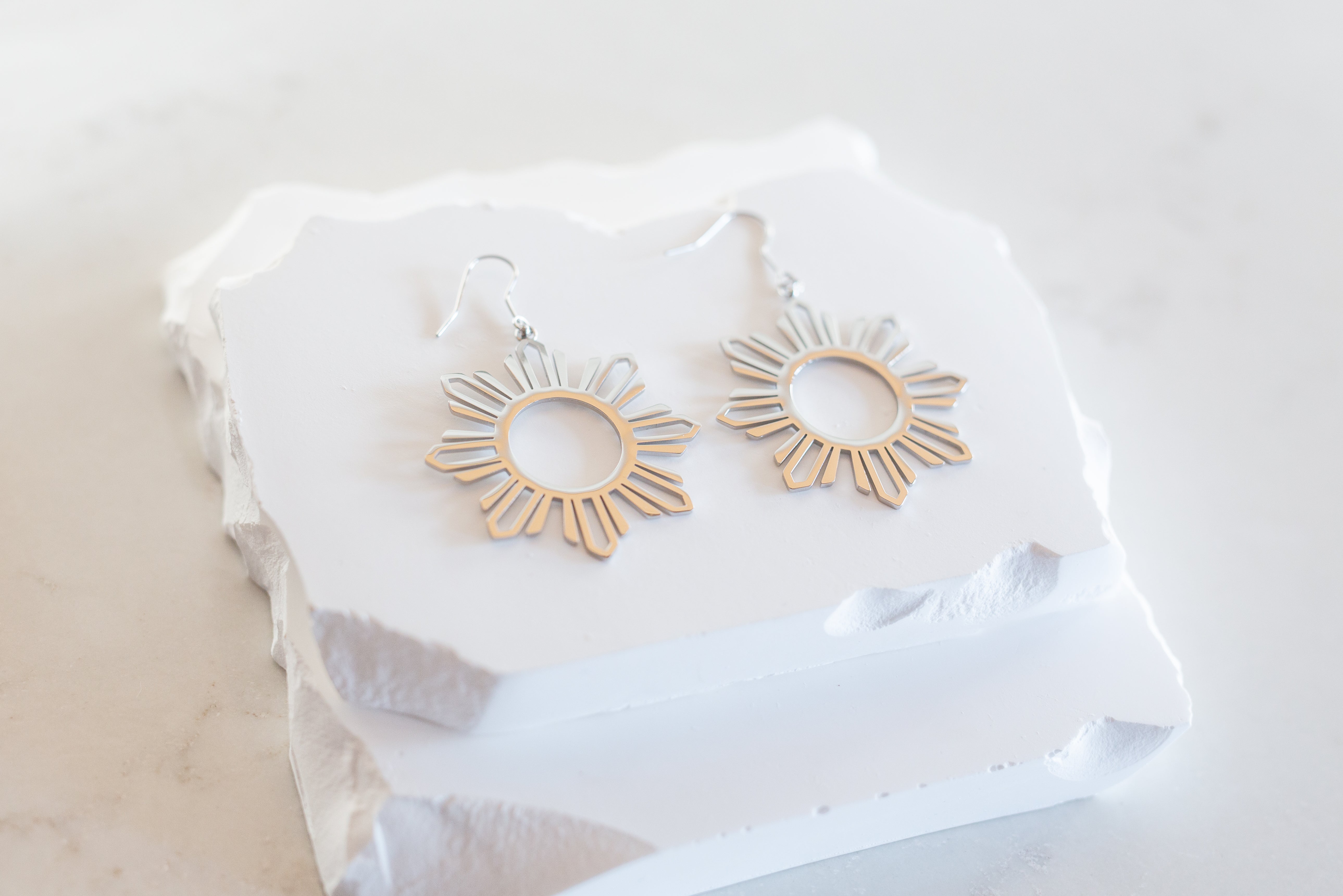 Philippine Sun Statement Dangle Earrings