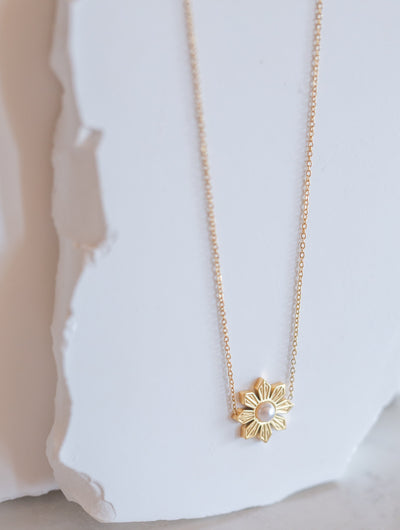 Philippine Sun and Pearl Necklace