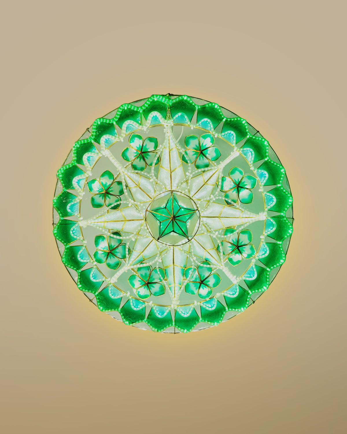 Green Tala Capiz Parol
