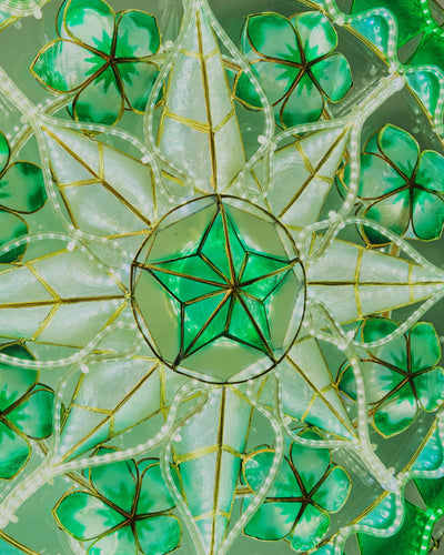 Green Tala Capiz Parol