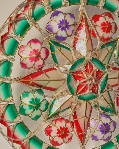 Festive Flower Tala Capiz Parol (F7)