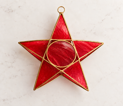 Capiz Star Ornaments (Individual or Set)