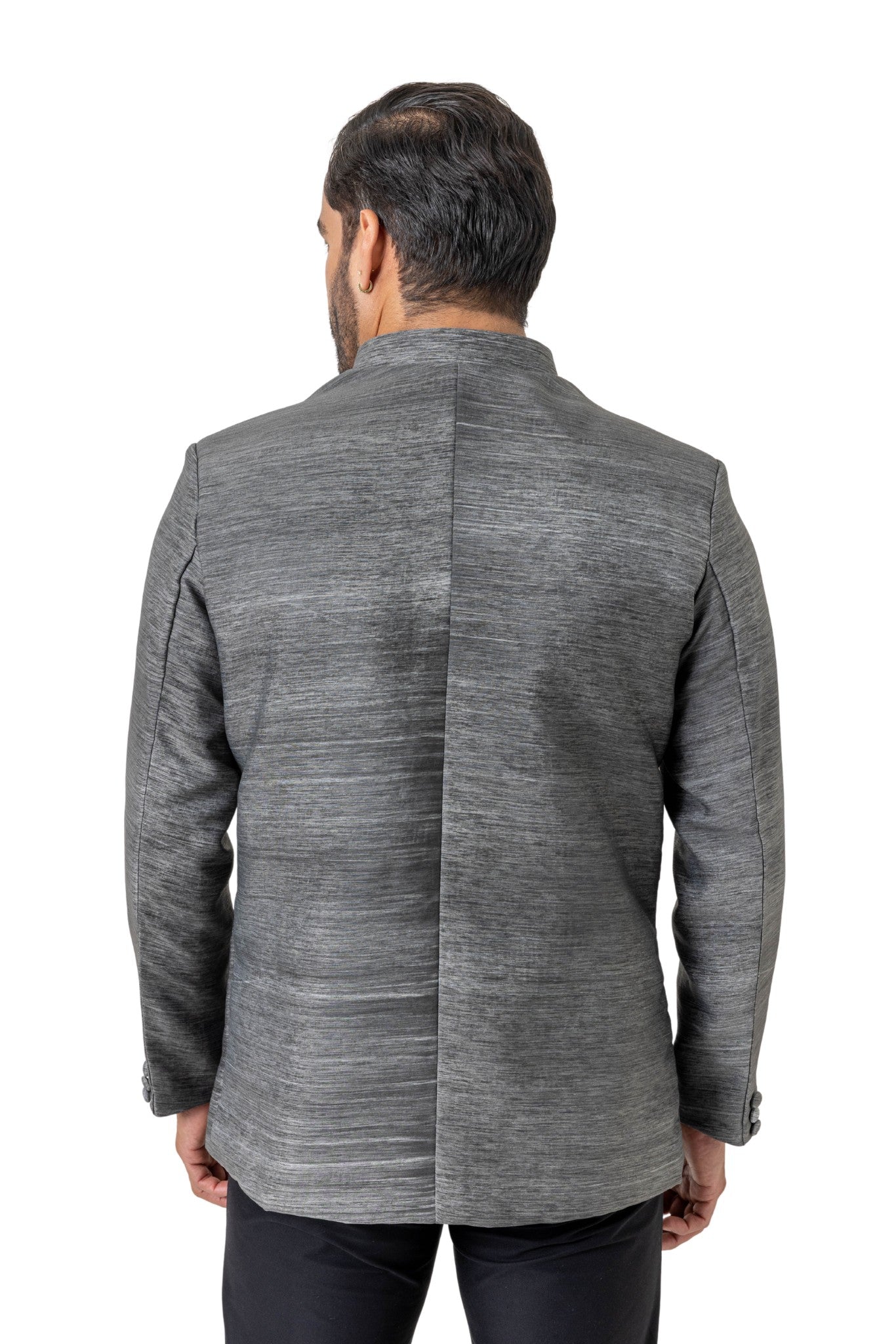 Barong Warehouse - MD09 - Barong Tagalog Coat Black