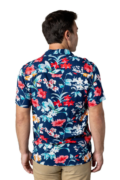 Barong Warehouse - MH01 - Hawaiian Barong Tagalog Hibiscus
