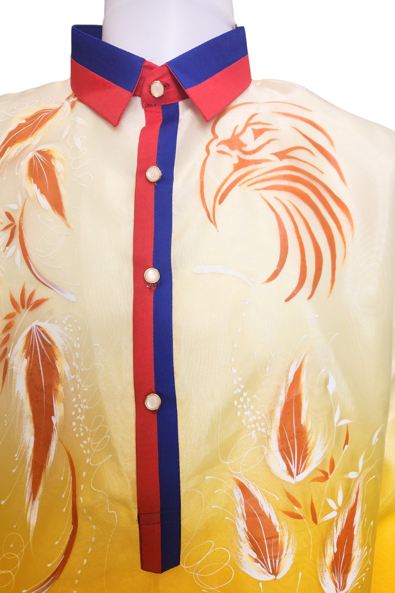 BARONG WAREHOUSE - MO50 - Organza Painting Barong Tagalog with Lining Agila