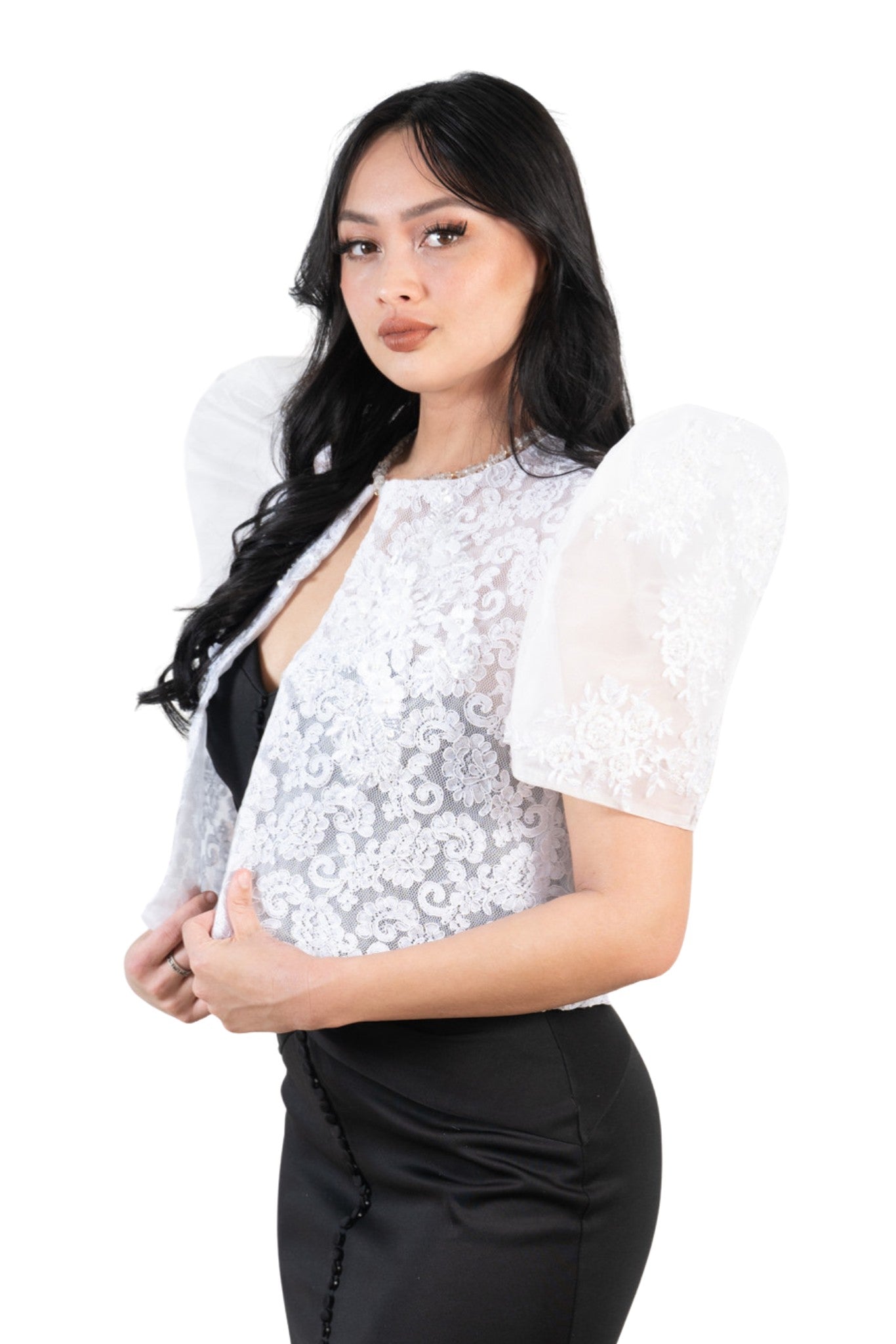 Barong Warehouse - VHF04 - Herrera Filipiniana - Joanna Designer Bolero