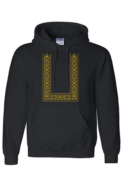 BARONG WAREHOUSE - VLM01 - Barong Pullover Hoodie - Gold Embroidery