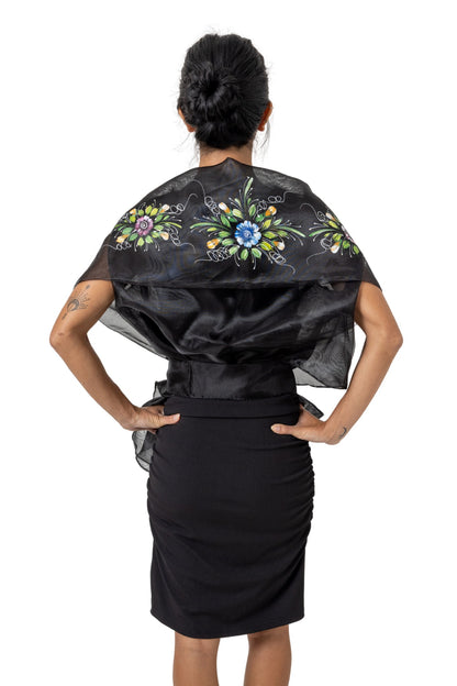 WW07 - Filipiniana Wrap-Around Black