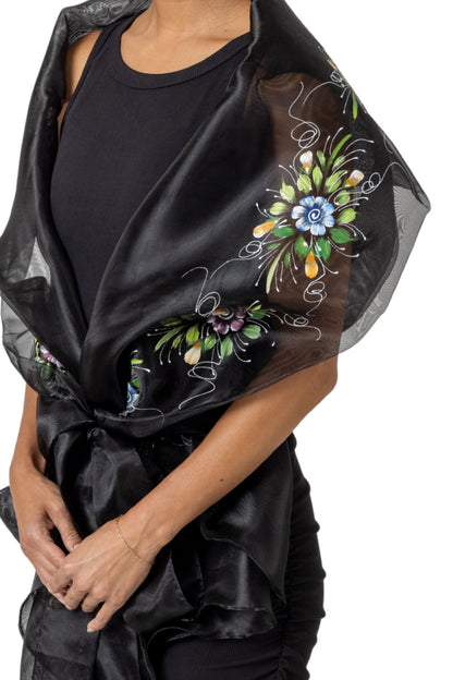 WW07 - Filipiniana Wrap-Around Black