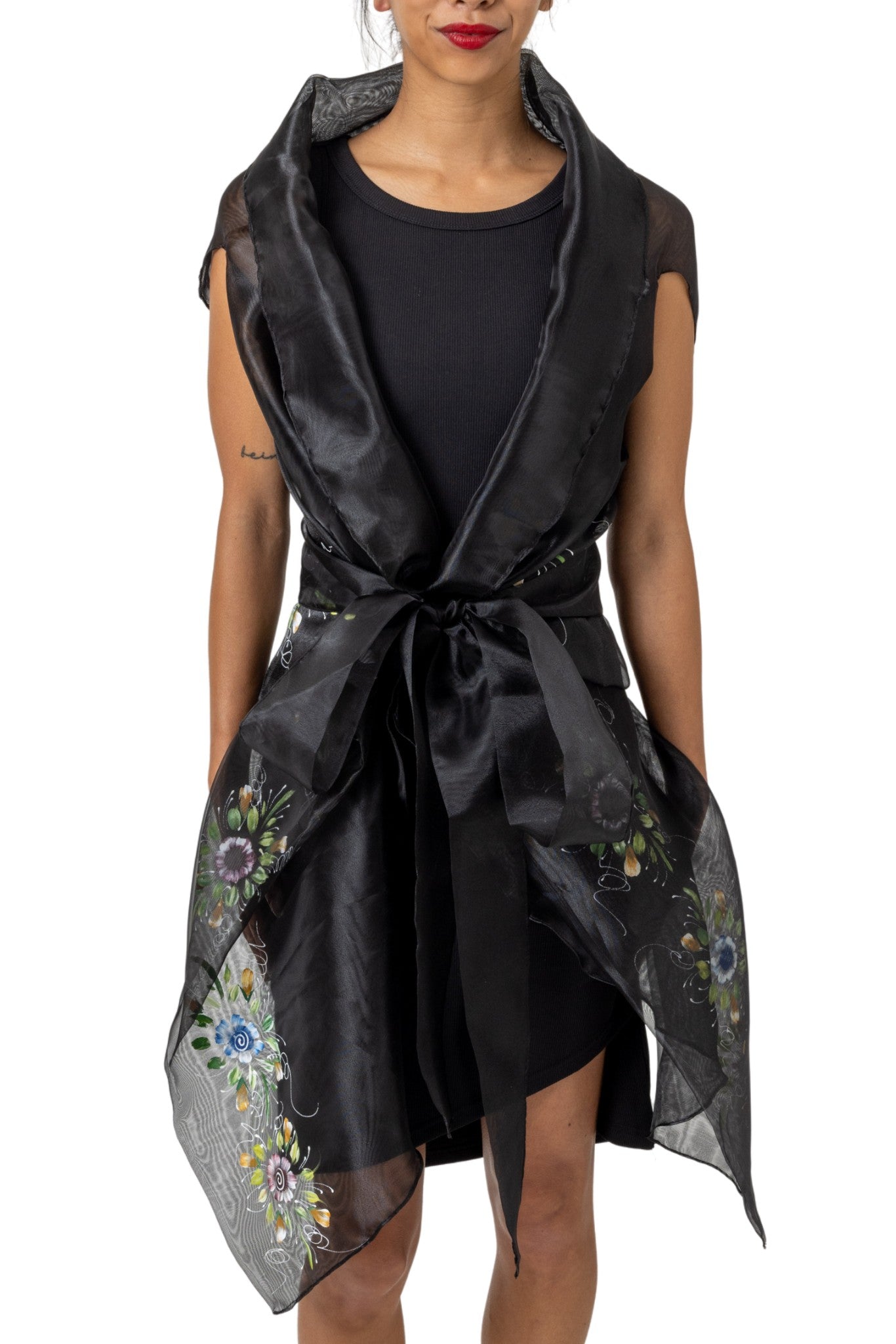 WW07 - Filipiniana Wrap-Around Black