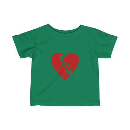BARONG WAREHOUSE - Pusong Pinoy - Infant Fine Jersey Tee - 11 Colors Available